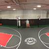 Panoramic indoor basketball facility