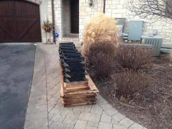 Boards & brackets to be stored 2