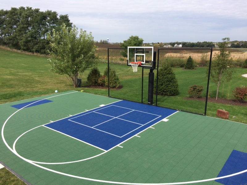 green blue with rebounder BASKETBALL CT