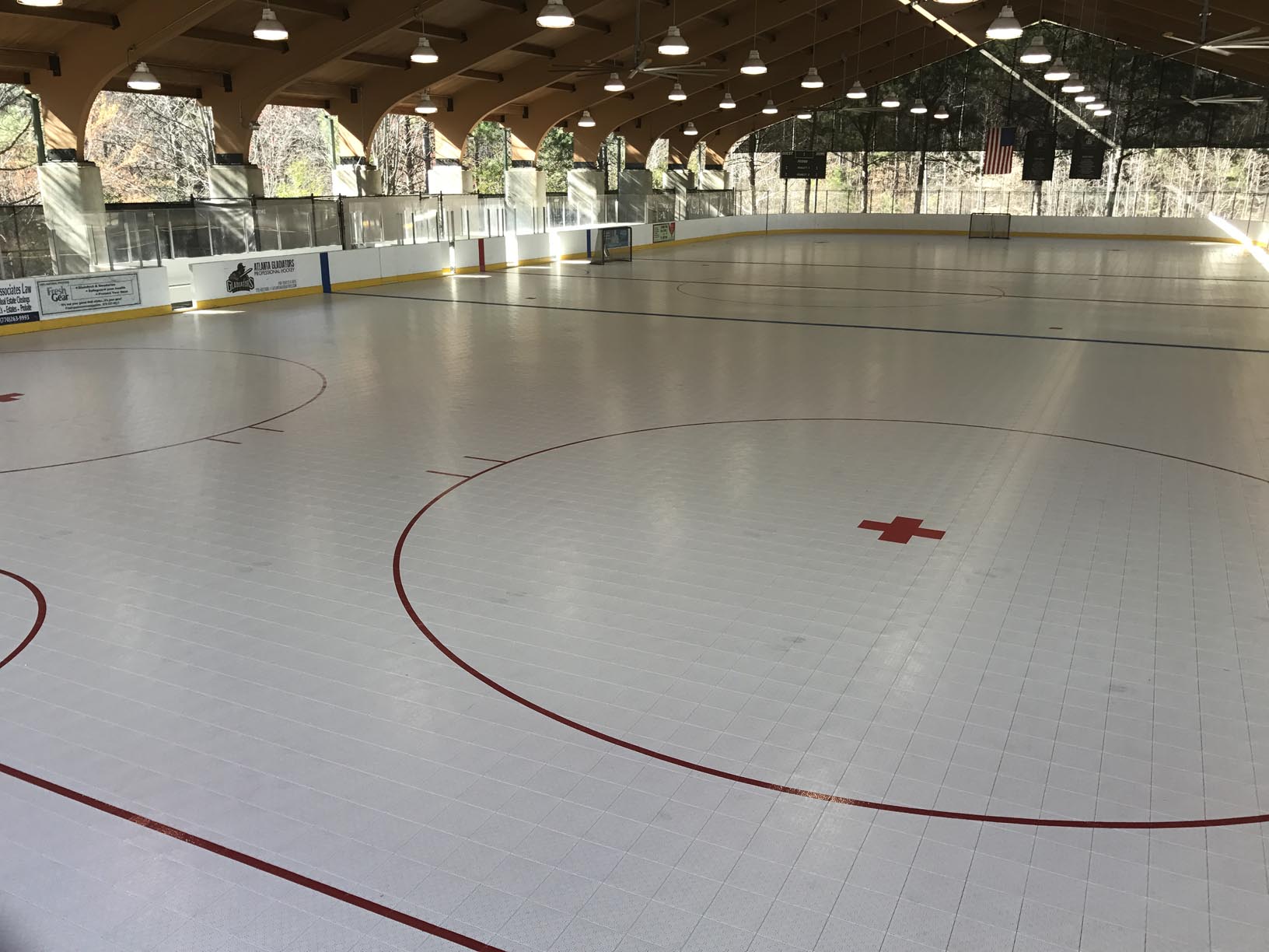 Chicago Roller Hockey arena in daylight